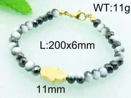 Stainless Steel Plastic Bracelet