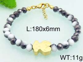 Stainless Steel Plastic Bracelet