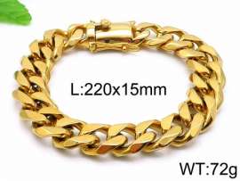 Stainless Steel Gold-plating Bracelet