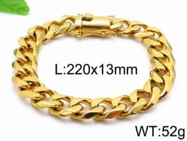 Stainless Steel Gold-plating Bracelet