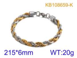 Stainless Steel Gold-plating Bracelet