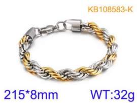 Stainless Steel Gold-plating Bracelet