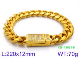 Stainless Steel Gold-plating Bracelet