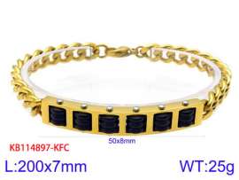 Stainless Steel Gold-plating Bracelet