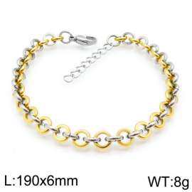 Stainless Steel Gold-plating Bracelet