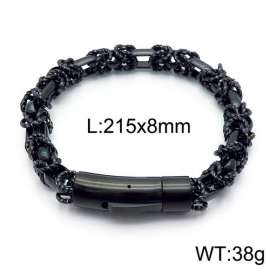 Stainless Steel Black-plating Bracelet