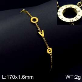 Stainless Steel Gold-plating Bracelet