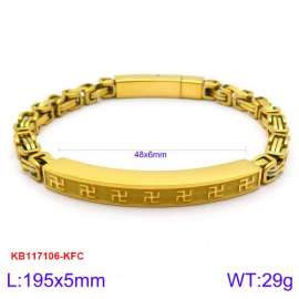 Stainless Steel Gold-plating Bracelet