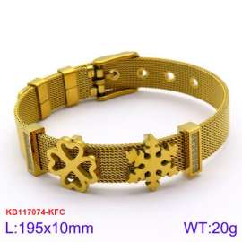 Stainless Steel Gold-plating Bracelet