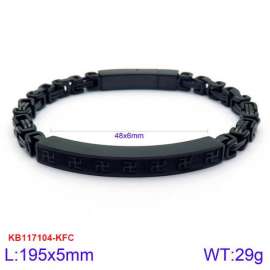 Stainless Steel Black-plating Bracelet