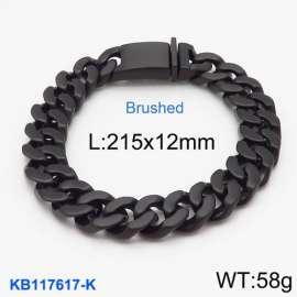 Stainless Steel Black-plating Bracelet