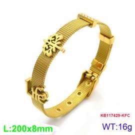 Stainless Steel Gold-plating Bracelet