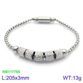 Stainless Steel Stone Bracelet