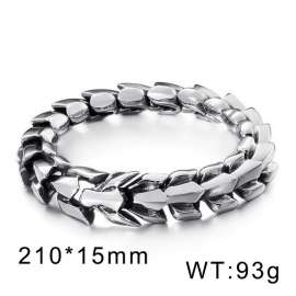 Steel punk trend domineering dragon bone men's cast bracelet