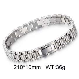Steel colored classic foreign trade stainless steel adjustable strap bracelet