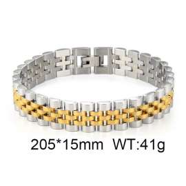 Gold Classic Foreign Trade Stainless Steel Adjustable Strap Bracelet